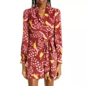 NWT Farm Rio Toucanissimo Wrap Mini Dress Size XS